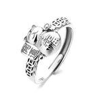 Silver Lucky Cat Ring