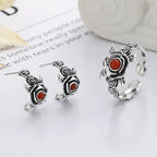 Silver Rose Ring